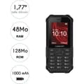 Miniatyrbillede 2 af 6: Mobiltelefon - LOGICOM - XTREM 30 - Sort