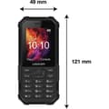 Miniatyrbillede 4 af 6: Mobiltelefon - LOGICOM - XTREM 40 - Sort