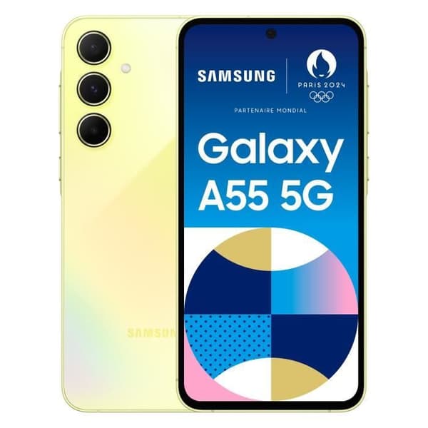 SAMSUNG Galaxy A55 5G Smartphone 128 GB Lime Gul