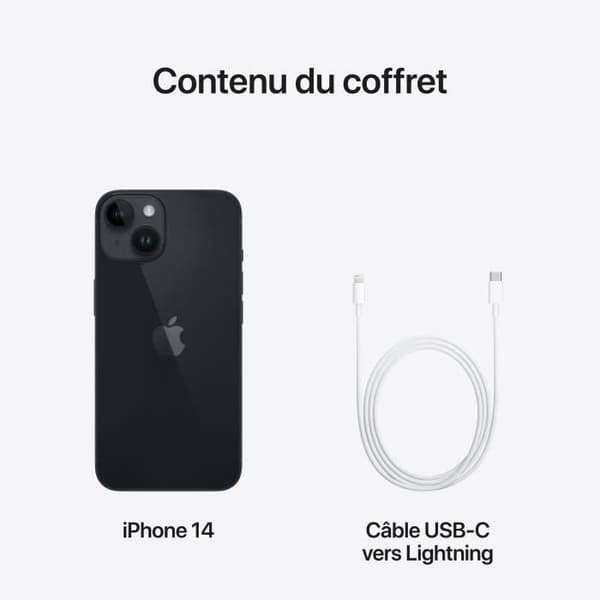 Apple iPhone 14 128 GB Midnatt