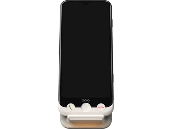 Doro Aurora wireless charger stand bone, Indoor, Wireless charging, White