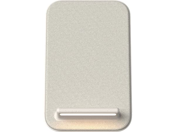 Doro Aurora wireless charger stand bone, Indoor, Wireless charging, White Valkoinen