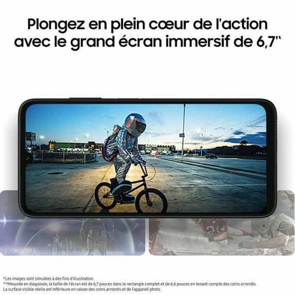 Smarttelefoner Samsung SM-A057GZKUEUB 6,7" 4 GB RAM 64 GB Svart Qualcomm Snapdragon 680