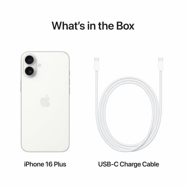 Smartphone Apple IPHONE 16 PLUS MY1X3ZD/A 6,7" 512 GB Hvid