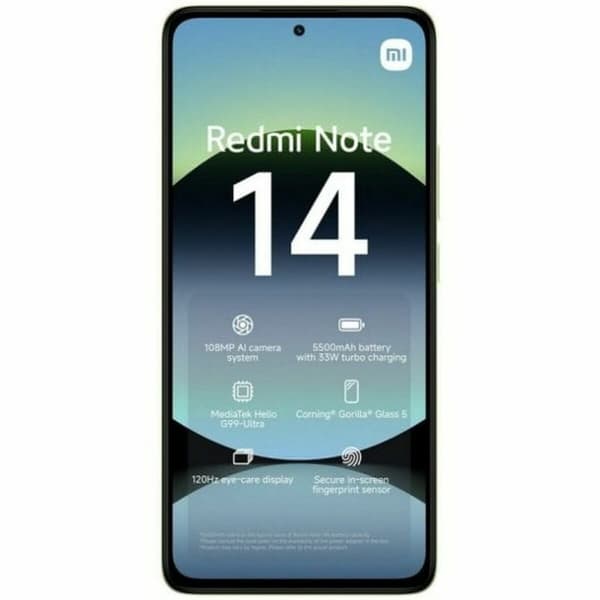 Smartphone Xiaomi REDMI NOTE 14 6,67" 8 GB RAM 256 GB Grön