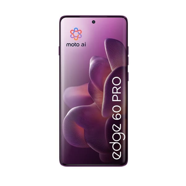 Motorola Edge 60 Pro 16,9 cm (6,67 tum) Dubbelt SIM-kort Android 15,5 5G USB Typ-C 12 GB 512 GB 6000 mAh Lila