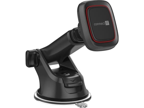 CONNECT IT bilholder InCarz 4Strong CARBON, universalmagnet, 4 magneter, CARBON