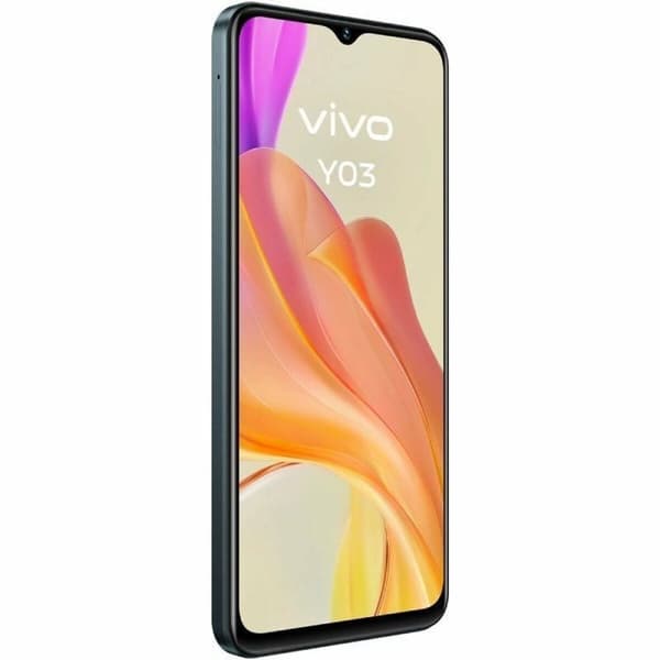 Smartphone Vivo Y03 Octa Core 4 GB RAM 128 GB Svart