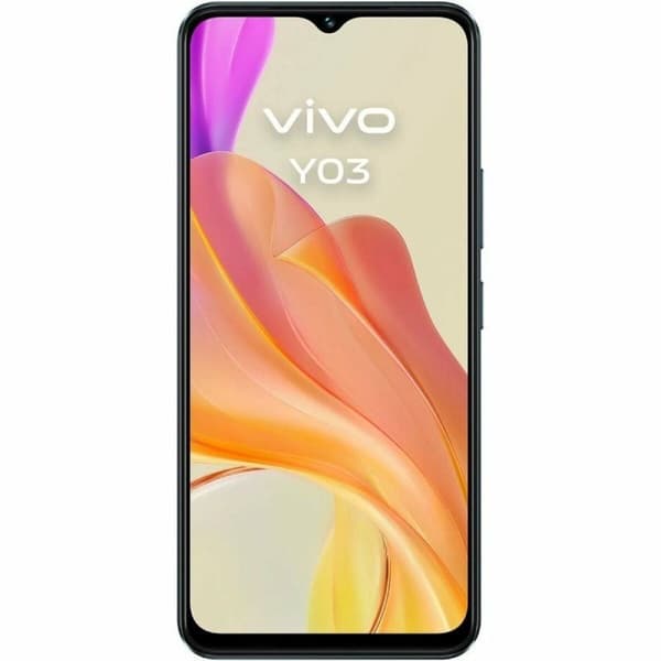 Smartphone Vivo Y03 Octa Core 4 GB RAM 128 GB Svart