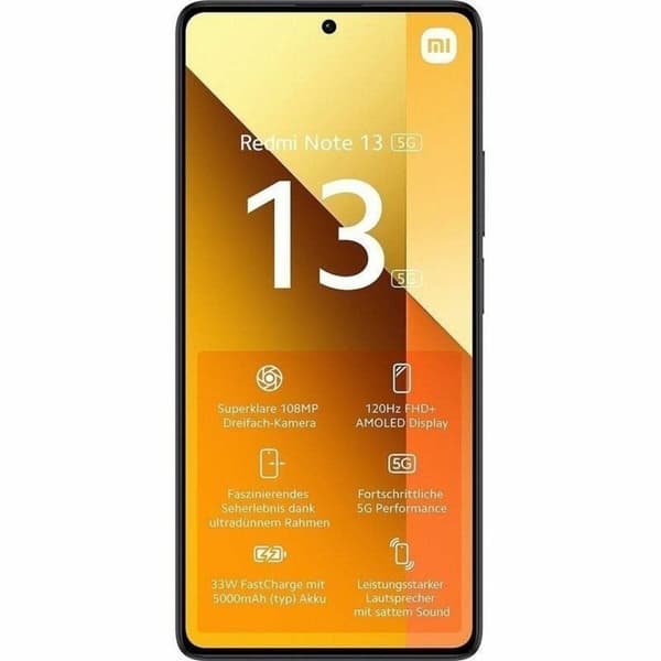 Smartphone Xiaomi Redmi Note 13 NFC Octa Core 8 GB RAM 256 GB Sort