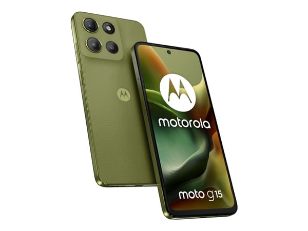 Motorola Moto G15 - 4G smarttelefon - dobbelt-SIM - RAM 8 GB / Internminne 256 GB - microSD slot - LCD-display - 6.72" - 2400 x 1080 piksler (60 Hz)