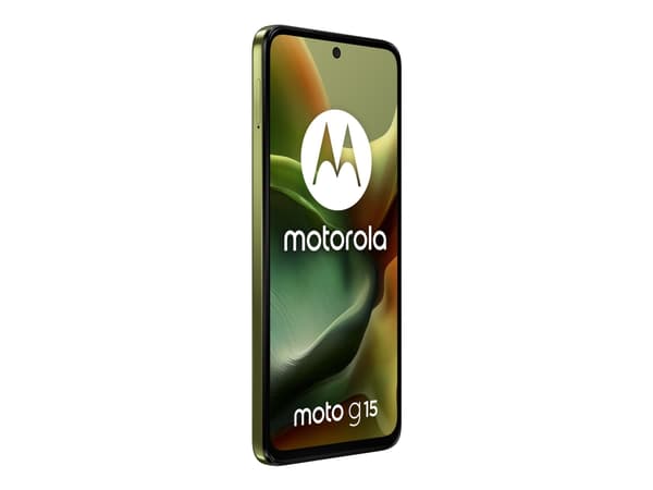Motorola Moto G15 - 4G smarttelefon - dobbelt-SIM - RAM 8 GB / Internminne 256 GB - microSD slot - LCD-display - 6.72" - 2400 x 1080 piksler (60 Hz)