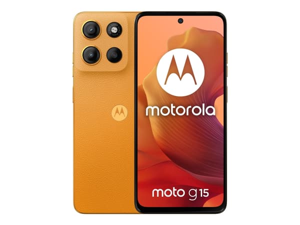 Motorola Moto G15 - 4G smarttelefon - dobbelt-SIM - RAM 8 GB / Internminne 256 GB - microSD slot - LCD-display - 6.72" - 2400 x 1080 piksler (60 Hz)