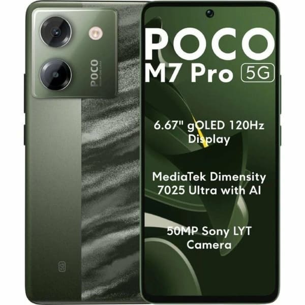 Smartphone Xiaomi POCO M7 Pro Octa Core 8 GB RAM 256 GB Grøn 6,67"