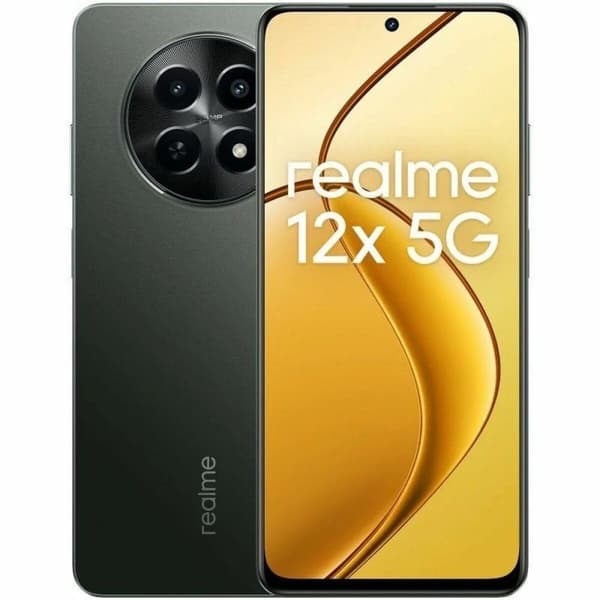 Älypuhelimet Realme 12X 5G 6-128 BK 128 GB Musta musta