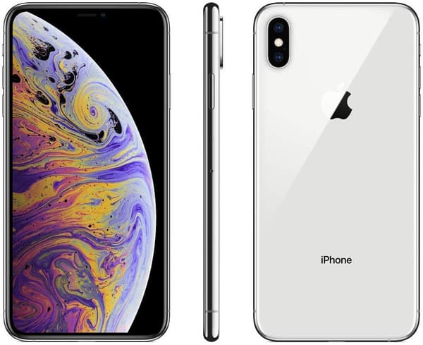 Begagnad iPhone XS Max 64GB i Mycket bra skick (A) – Silver