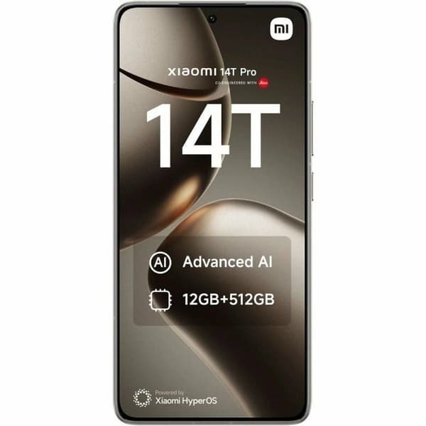 Smartphone Xiaomi 14T Pro Octa Core 12 GB RAM 256 GB Grå