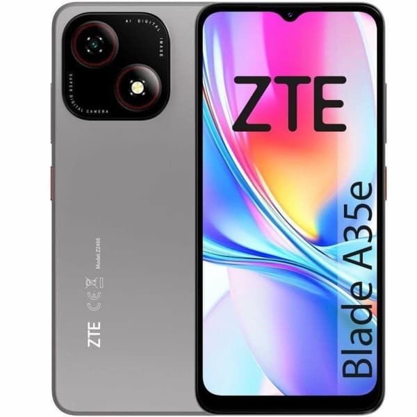 Smartphone ZTE Blade A35E Octa Core 2 GB RAM 32 GB Grå