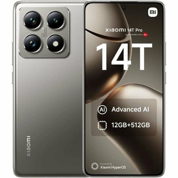 Älypuhelimet Xiaomi 14T P 12-256 GY Octa Core 12 GB RAM 256 GB Harmaa