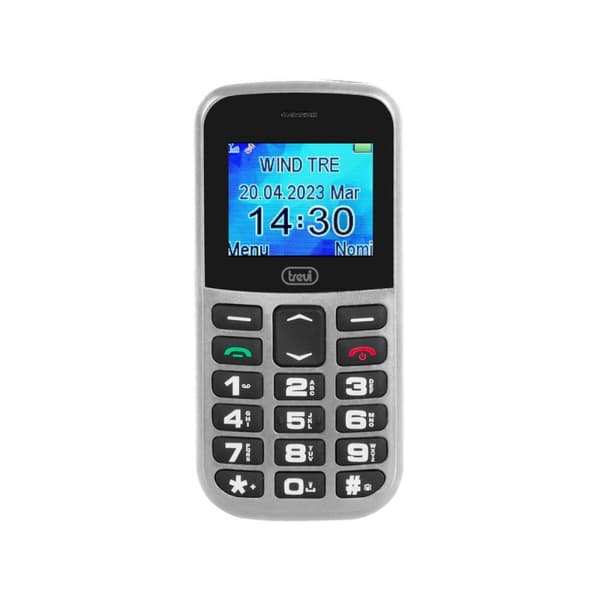Mobiltelefon til ældre mennesker Trevi 0MAX2006 Sølv
