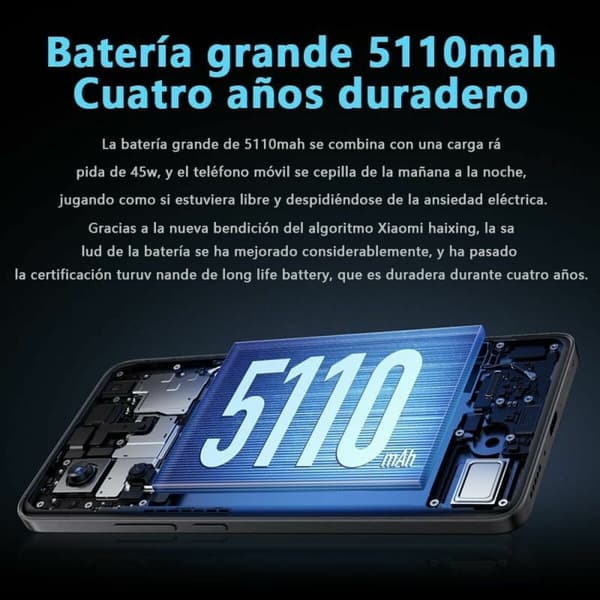 Smartphone Xiaomi MZB0INYEU 6,67" 8 GB RAM 256 GB Svart