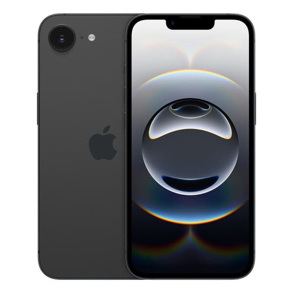 Smartphone Apple 6,1" 128 GB Svart Svart
