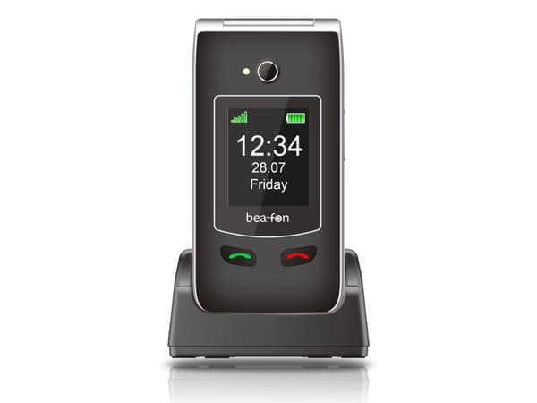 Beafon SL645plus LTE, Vend, Single SIM, 7,11 cm (2.8"), 3 MP, 1000 mAh, Sort, Sølv