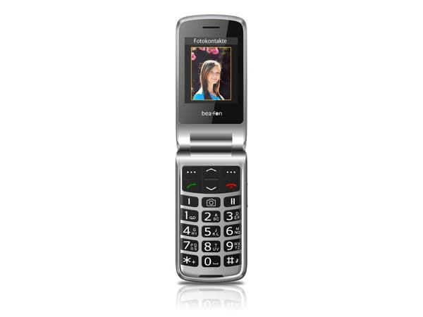 Beafon SL645plus LTE, Vend, Single SIM, 7,11 cm (2.8"), 3 MP, 1000 mAh, Sort, Sølv Svart, Silver