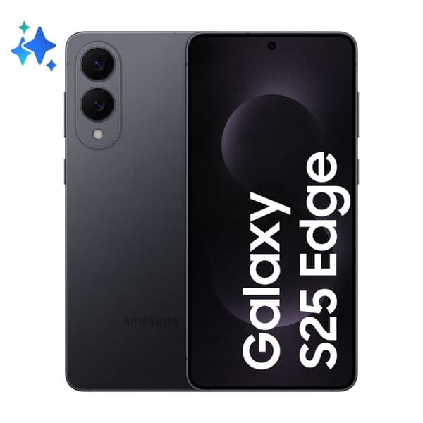 Smartphone Samsung GALAXY S25 EDGE 6,7" Qualcomm Snapdragon 8 Elite 12 GB RAM 512 GB Svart