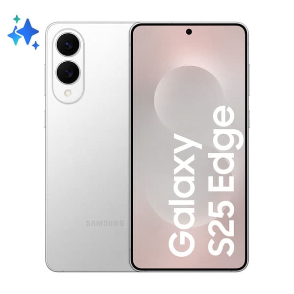 Smartphone Samsung GALAXY S25 EDGE 6,7" Qualcomm Snapdragon 8 Elite 12 GB RAM 512 GB Sølvfarvet