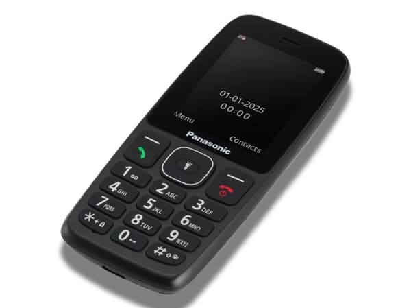 Panasonic KX-TF400, Bär, Ett SIM-kort, 6,1 cm (2.4"), 0,3 MP, Bluetooth, Svart