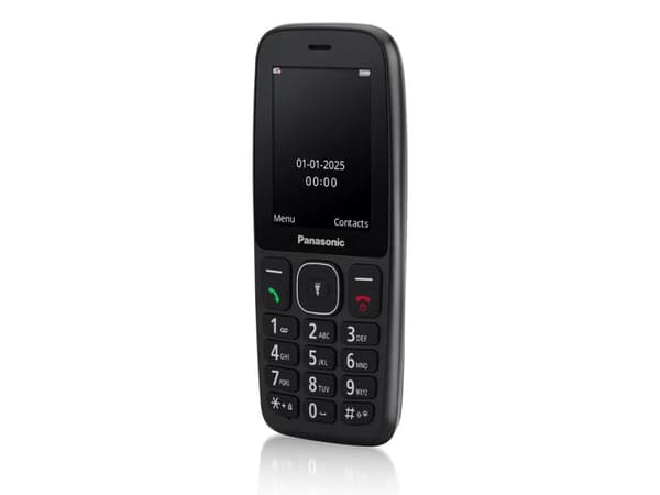 Panasonic KX-TF400, Bär, Ett SIM-kort, 6,1 cm (2.4"), 0,3 MP, Bluetooth, Svart