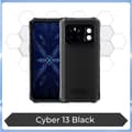 Miniatyrbillede 2 af 2: Rugged smartphone, 10800mAh batteri, 64MP kamera,Cyber ​​13 sort, EU -version