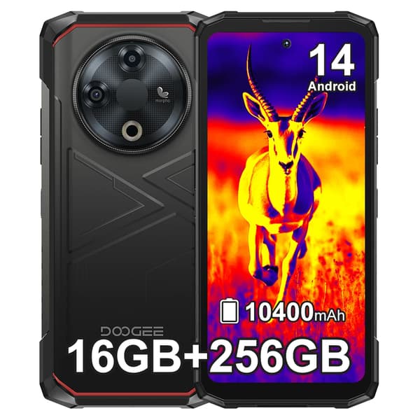 DOOGEE Fire 6, 16GB RAM, 50MP AI-kamera,svart