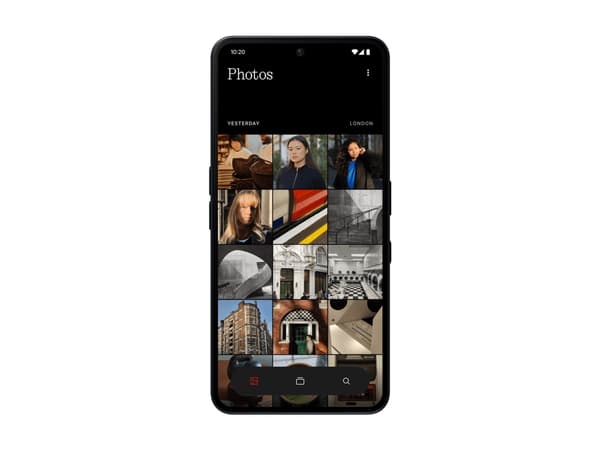 Nothing Phone (3a) Pro - 5G smarttelefon - dobbelt-SIM - RAM 12 GB / Internminne 256 GB - OLED-display - 6.77" - 2392 x 1080 pixels (120 Hz) - 3x bak