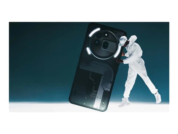 Nothing Phone (3a) Pro - 5G smarttelefon - dobbelt-SIM - RAM 12 GB / Internminne 256 GB - OLED-display - 6.77" - 2392 x 1080 pixels (120 Hz) - 3x bak