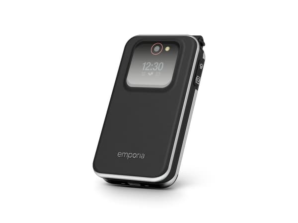 Emporia JOY, Muslingeskal, 7,11 cm (2.8"), 2 MP, Bluetooth, 1300 mAh, Sort