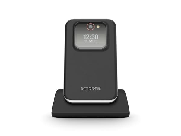 Emporia JOY, Muslingeskal, 7,11 cm (2.8"), 2 MP, Bluetooth, 1300 mAh, Sort