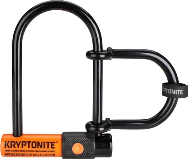 Kryptonite Messenger Mini U-lukko, jossa on jatkopala