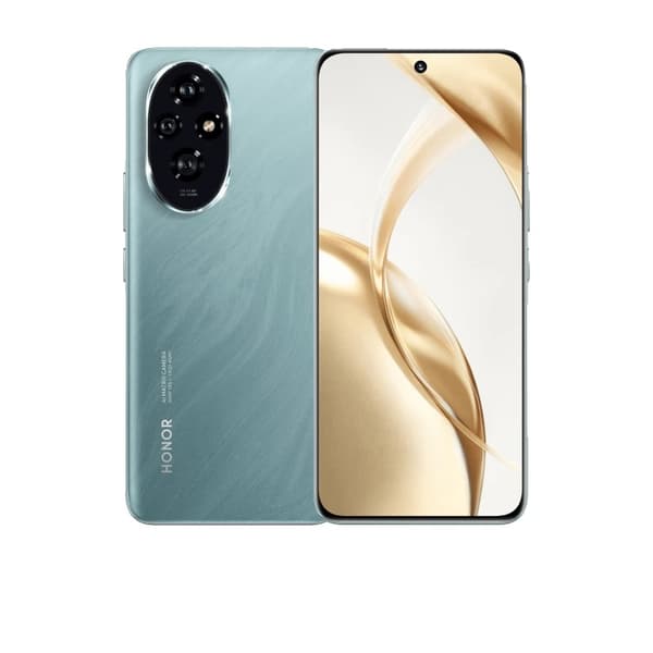 HONOR 200 Smartphone, 6,7" AMOLED-skærm, 50MP kamera,EU 12GB+512GB Grøn, Standard