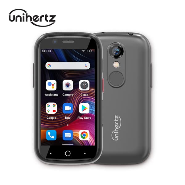 Unihertz Jelly 2E Mini Smartphone, 4G-forbindelse, Android 12, Officiel Standard, Sølv, 64G