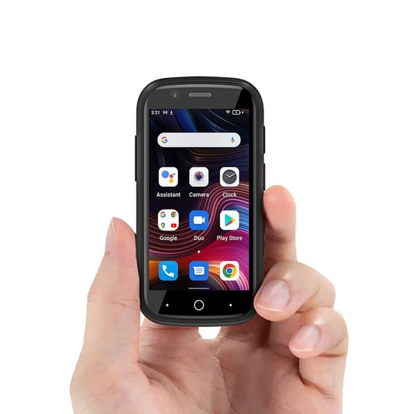 Unihertz Jelly 2E Mini Smartphone, 4G-forbindelse, Android 12, Officiel Standard, Sølv, 64G