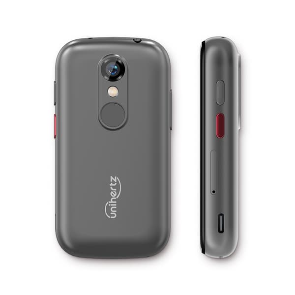 Mini-telefon, upplåst global version, stöd för VoLTE, Officiell Standard, Silver, 64G