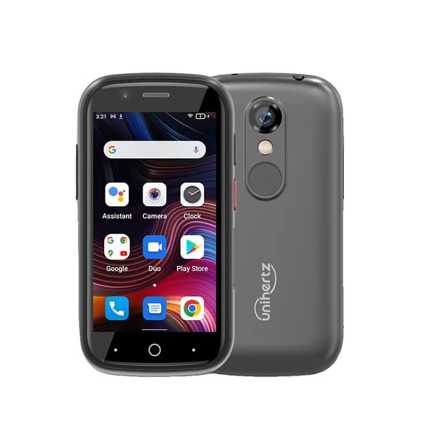 Mini-telefon, upplåst global version, stöd för VoLTE, Officiell Standard, Silver, 64G