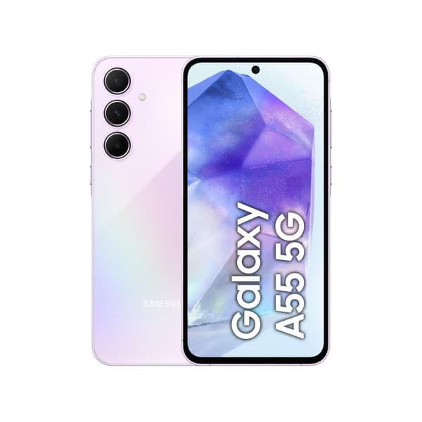 Samsung Galaxy A55 5G smartphone 8/256GB - Awesome Ljuslila lila