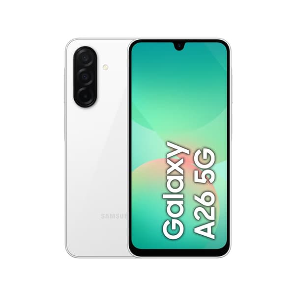 Samsung Galaxy A26 5G 6/128GB Smartphone - Vit Vit