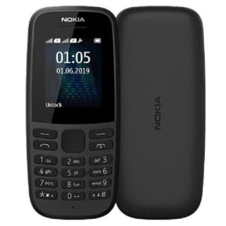 Nokia 105 2019 Dual SIM Mobiltelefoner - Svart