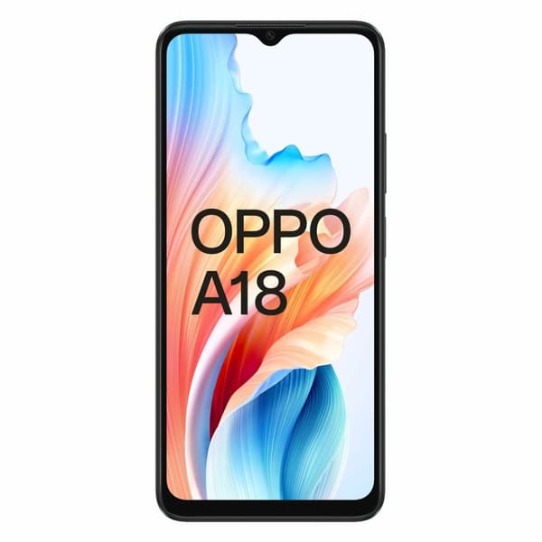 Smartphone Oppo A18 6,56" MediaTek Helio G85 4 GB RAM 128 GB Svart Dual SIM
