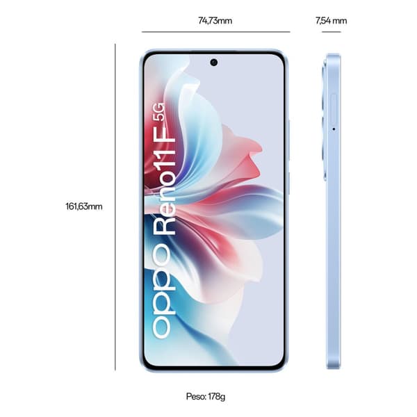 Älypuhelimet Oppo RENO 11F 6,7" 8 GB RAM 256 GB Sininen 5000 mAh