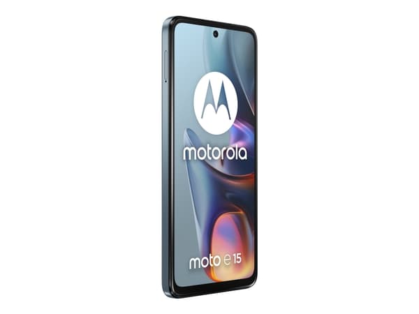 Motorola Moto E15 - 4G pekskärmsmobil - dual-SIM - RAM 2 GB / Internminne 64 GB - microSD slot - LCD-skärm - 6.67" - 1604 x 720 pixlar (90 Hz) - rear